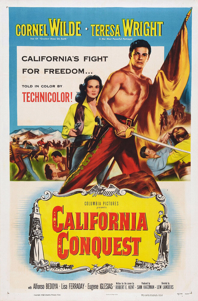 Покорение Калифорнии (1952) постер