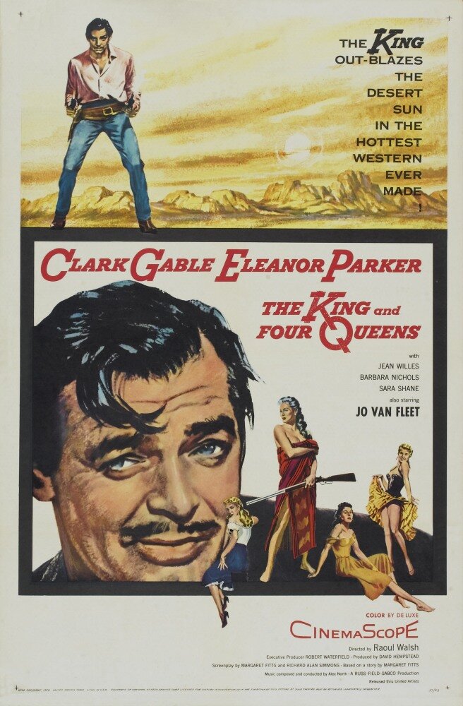 Король и четыре королевы (1956) постер