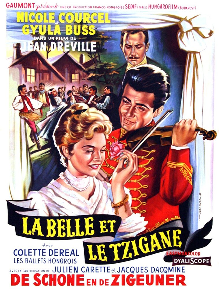Красавица и цыган (1958) постер