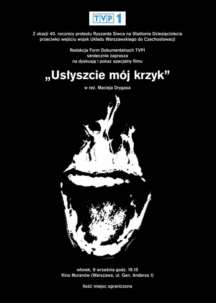 Услышьте мой крик (1991) постер
