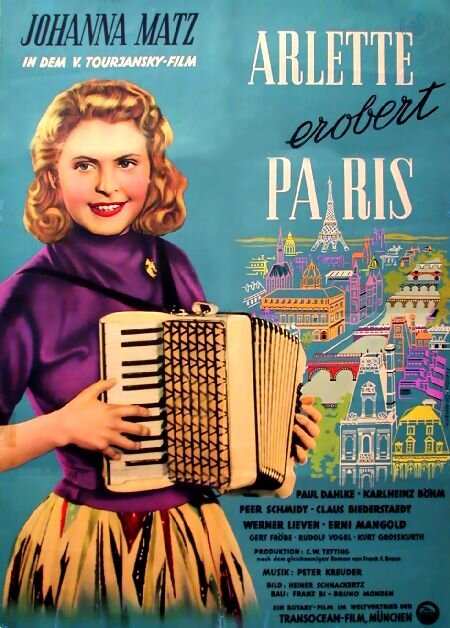 Арлетта покоряет Париж (1953) постер