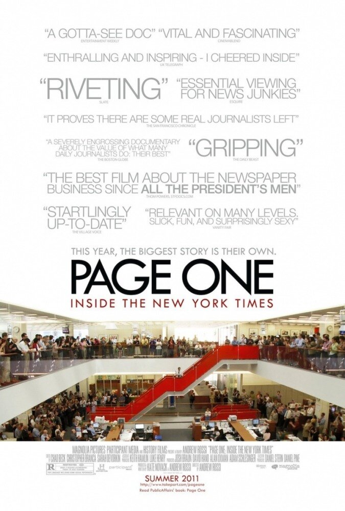 Первая полоса: Внутри The New York Times (2011) постер