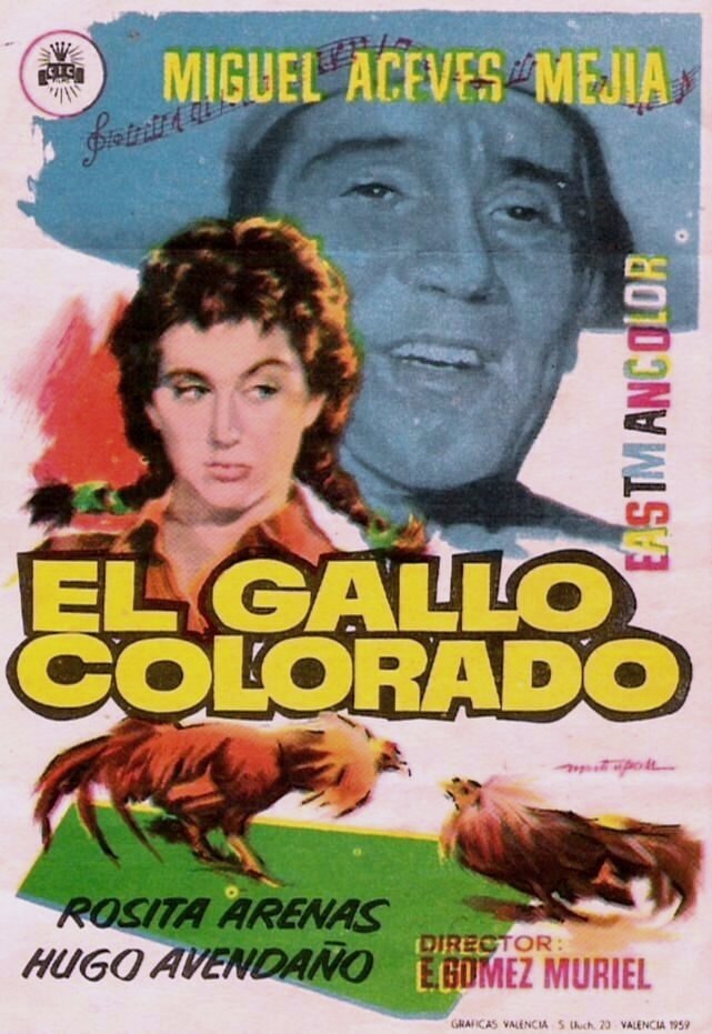 El gallo colorado (1957) постер