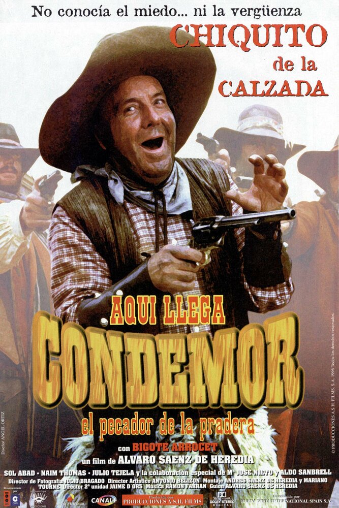 Aquí llega Condemor, el pecador de la pradera (1996) постер
